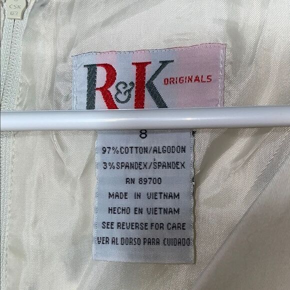 R&k Polka Dot Sleeveless Dress with Bow - Picture 5 of 8